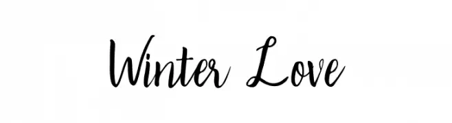 Winter Love  baixar fontes gratis