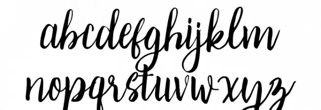 Winter Love Caratteri MINUSCOLO