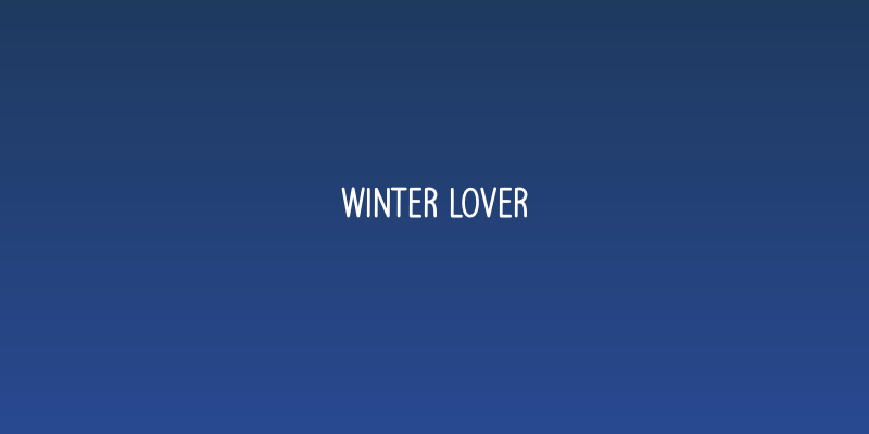 Winter Lover Social Header