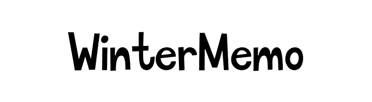 Winter Memo  Скачать бесплатные шрифты