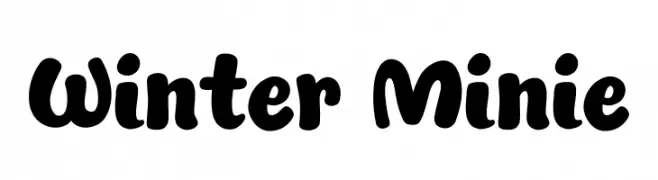 Winter Minie  Frei Schriftart Herunterladen