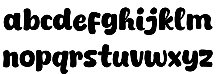 Winter Minie Font Litere mici