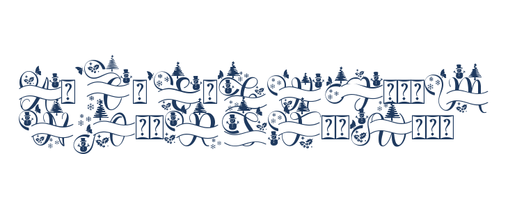 Winter Monogram Demo Uppercase