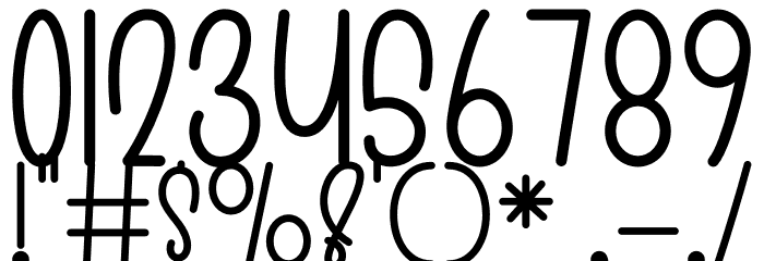 Winter Moon Font OTHER CHARS