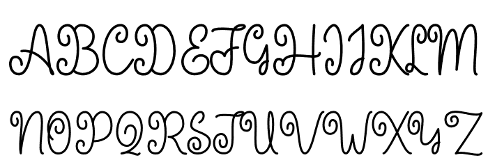 Winter Moon Font UPPERCASE