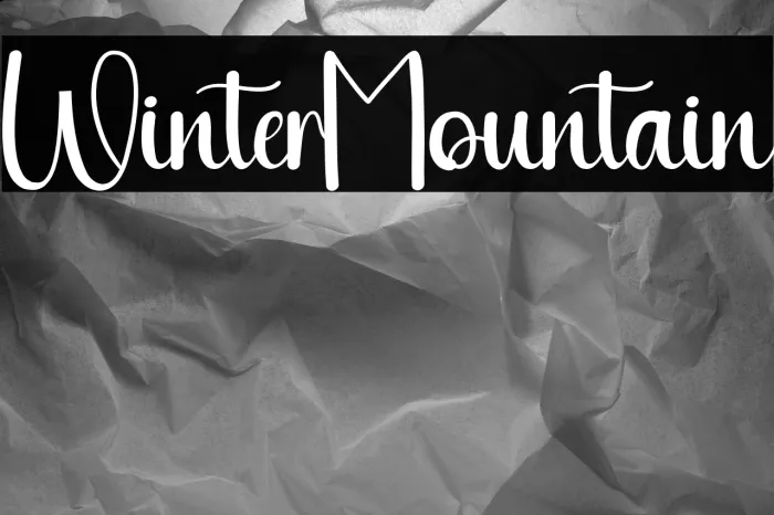 Winter Mountain Example 1