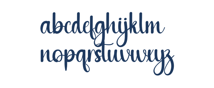 Winter Mountain Lowercase