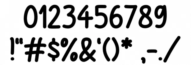 Winter Night Font OTHER CHARS