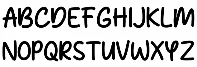 Winter Night Font UPPERCASE
