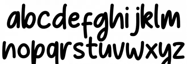 Winter Night Font LOWERCASE