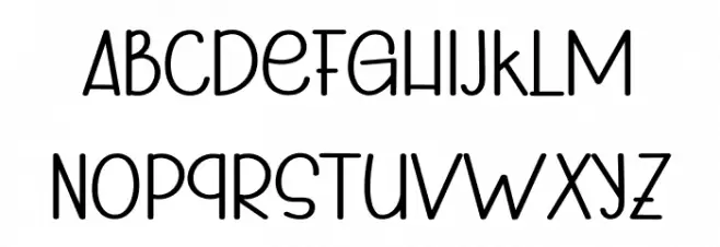 Winter Of Desember फ़ॉन्ट लोअरकेस