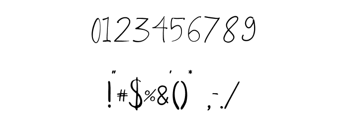 Winter Paradise Font OTHER CHARS