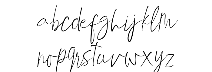 Winter Paradise Font LOWERCASE