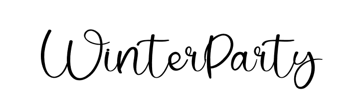 Winter Party  font caratteri gratis