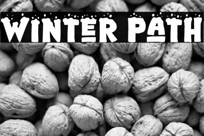 Winter Path Font examples