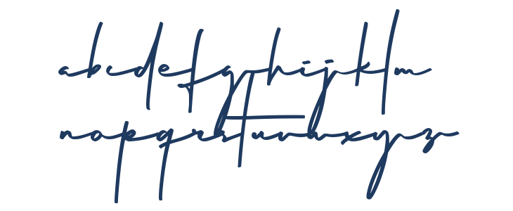 Winter Pen Lowercase