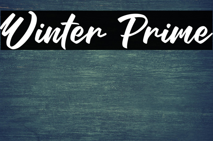 Winter Prime Example 2