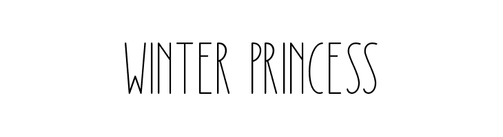 Winter Princess  नि: शुल्क फ़ॉन्ट्स डाउनलोड