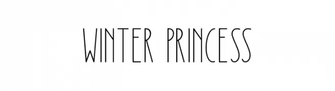 Winter Princess  Frei Schriftart Herunterladen