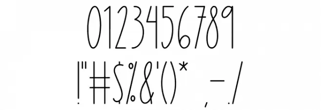 Winter Princess Font OTHER CHARS