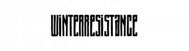 Winter Resistance  font caratteri gratis