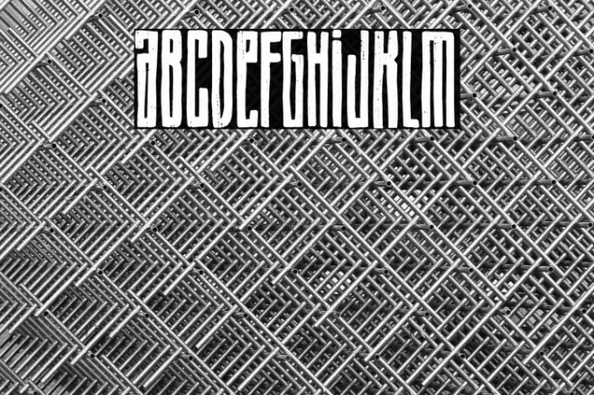 Winter Resistance Font examples