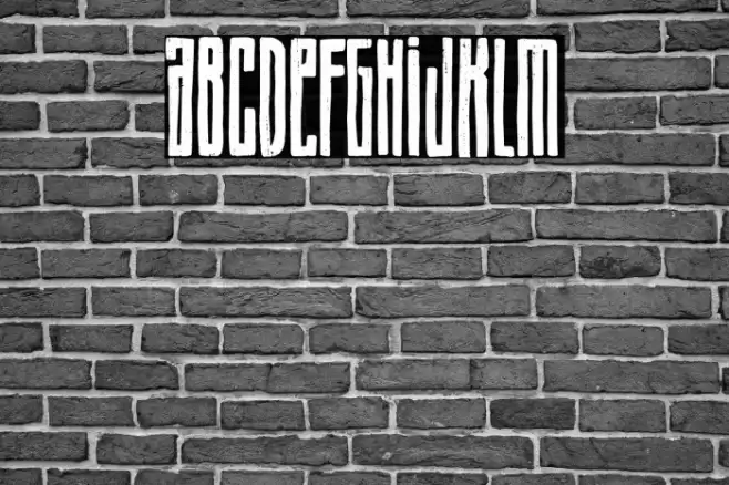 Winter Resistance Font examples