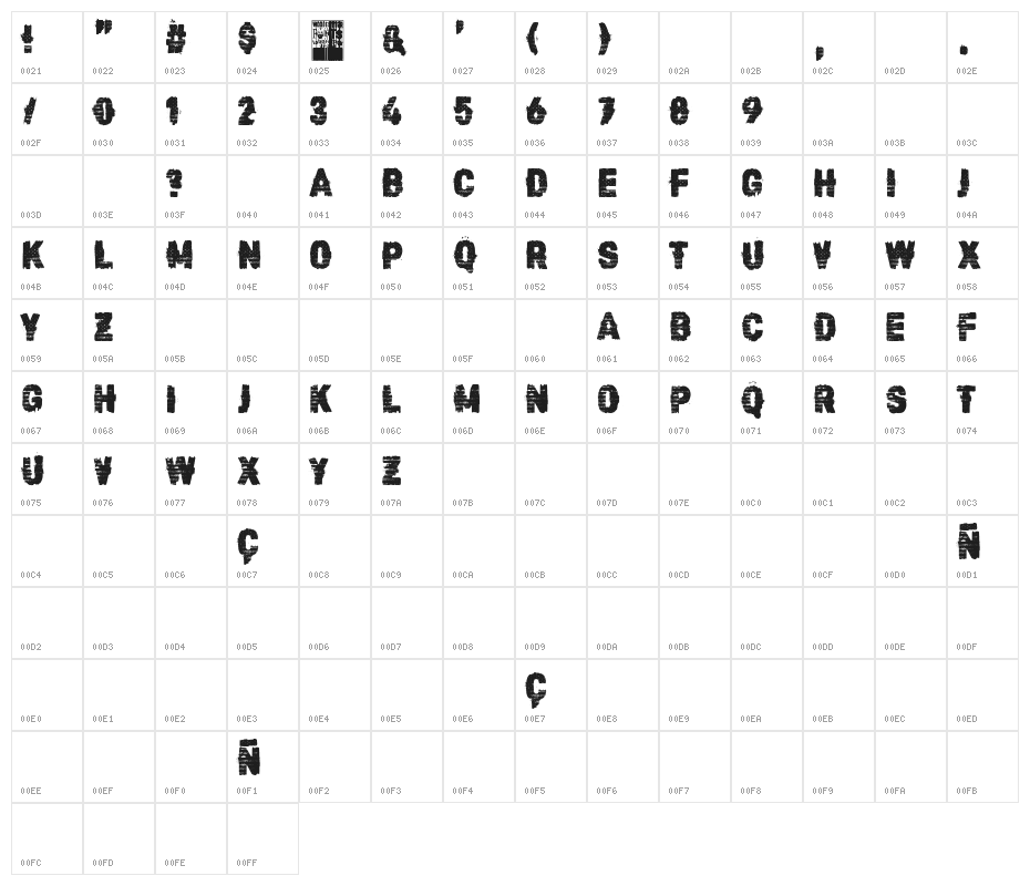 Winter Revolution Character Map