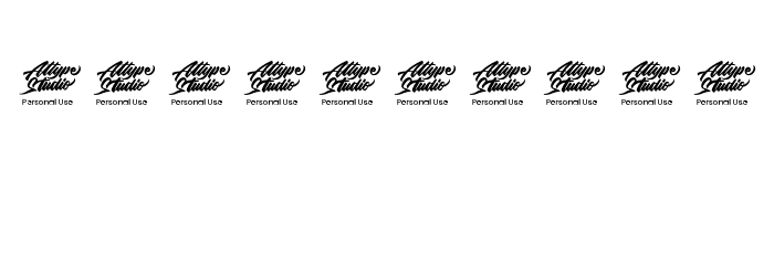 Winter Ribbon Monogram Regular Font OTHER CHARS