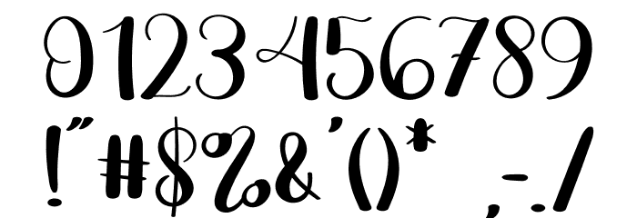 Winter Season Font OTHER CHARS
