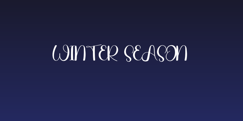 Winter Season Social Header