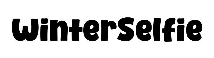 Winter Selfie  Free Fonts Download