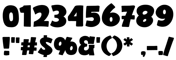 Winter Selfie Font OTHER CHARS