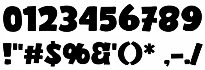 Winter Selfie Font OTHER CHARS