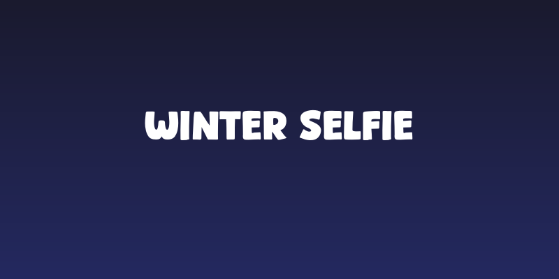 Winter Selfie Social Header