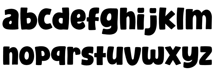 Winter Selfie Font LOWERCASE