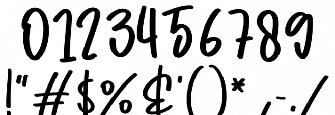 Winter Signature 字体 其它煤焦