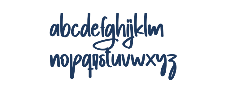 Winter Signature Lowercase