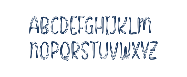 Winter Smile Uppercase