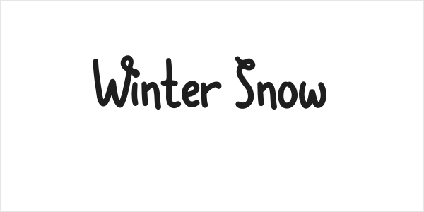 Winter Snow Logo