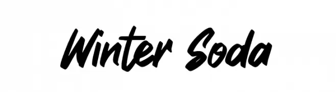 Winter Soda  تنزيل الخطوط