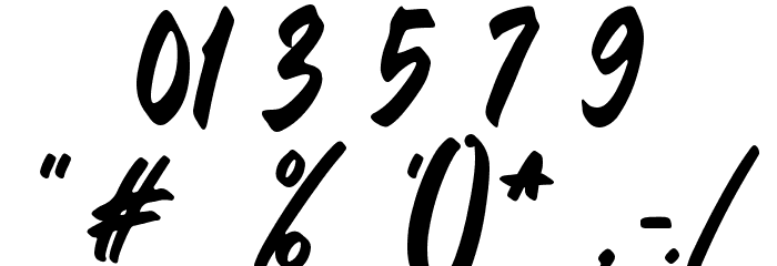 Winter Soda Font OTHER CHARS