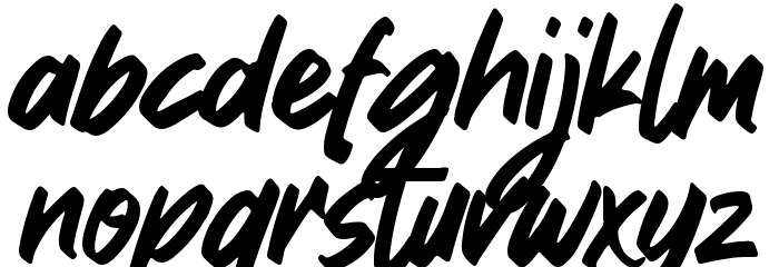 Winter Soda Font LOWERCASE
