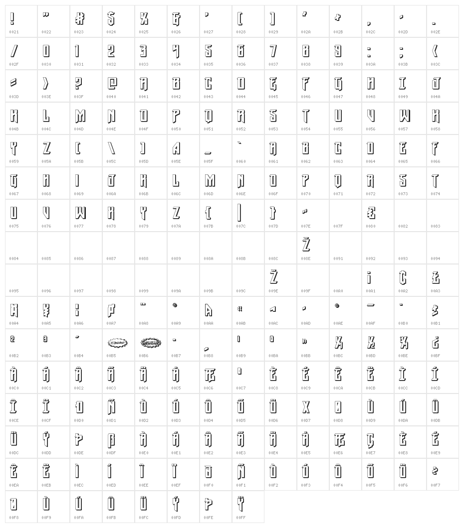 Winter Solstice 3D Character Map