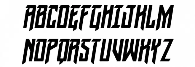 Winter Solstice Condensed Italic Polices MAJUSCULES