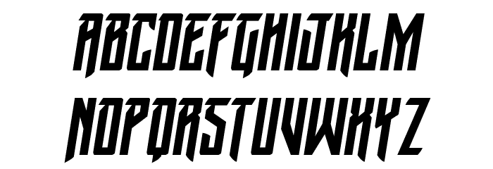 Winter Solstice Condensed Italic Font LOWERCASE