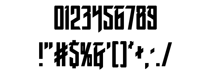 Winter Solstice Condensed Font OTHER CHARS