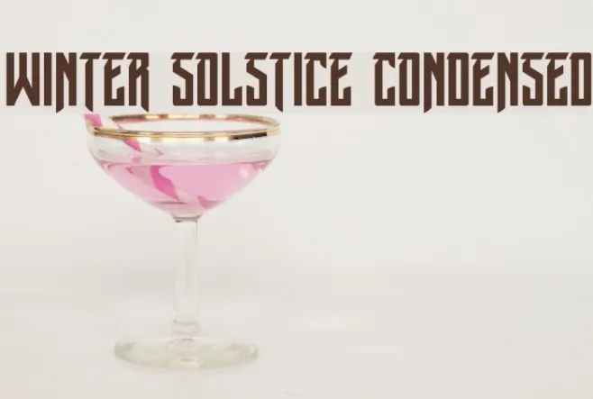 Winter Solstice Condensed Example 3