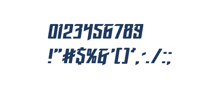 Winter Solstice Expanded Italic Other Characters