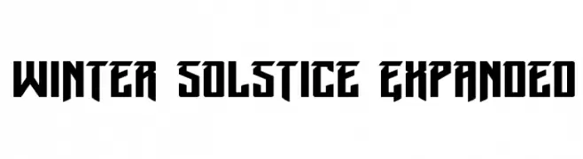 Winter Solstice Expanded  Скачать бесплатные шрифты